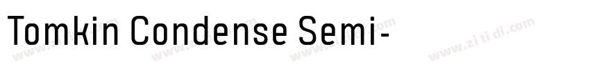 Tomkin Condense Semi字体转换